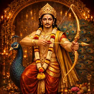 Kartik Puja idol